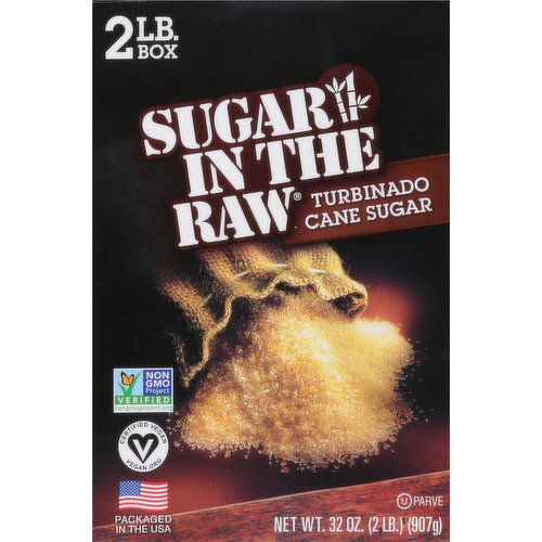 Sugar In The Raw. Rooted in Brooklyn, the In The Raw sweetener family business began long before the natural food movement. We started with Sugar In The Raw in 1970, sourced where the tropical sun meets rich, fertile soil and cool mountain waters. There are only a precious few places in the world where all the conditions are perfect for nature's own sweetener. Sugar In The Raw Premium Turbinado Sugar is made from natural, non-GMO sugar cane. Its natural molasses produces a distinctive taste and gives a golden color to the large jewel-like crystals (Because sugar cane is natural, crystals may cluster and color may vary). Use Sugar In The Raw in place of ordinary refined sugar, and savor the delicious old-fashioned taste! Since introducing our original Sugar In The Raw in 1970, we have branched out into other sweetener sources found in nature giving us Agave In The Raw, Monk Fruit In The Raw, Stevia In The Raw, Organic White Sugar In The Raw and Organic Stevia In The Raw. No matter how you sweeten, the In The Raw family has just the right sweet for every taste. Naturally gluten free food.
