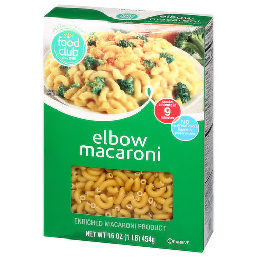Food Club Macaroni, Elbow