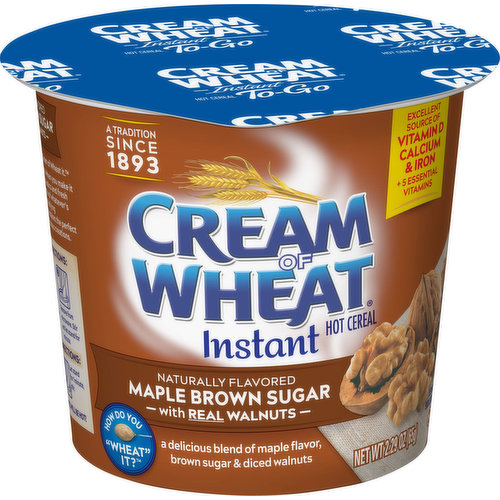 Cream of Wheat Instant Hot Cereal Maple Brown Sugar (1.23 oz x 10 ct)