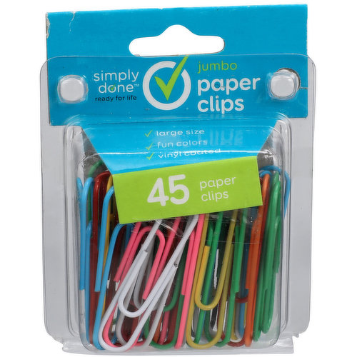 Simply Done Jumbo Paper Clips