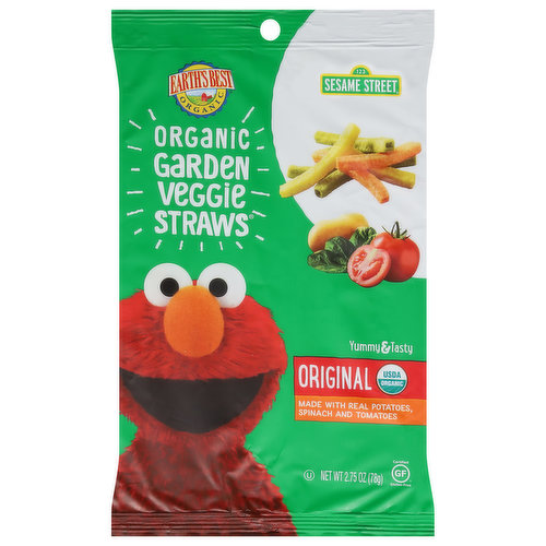 Earth's Best Garden Veggie Straws, Original