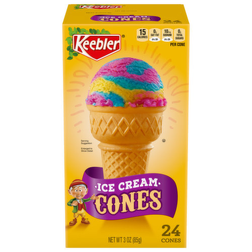 Keebler Ice Cream Cones, 24 Cones