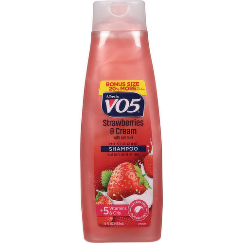 Alberto VO5 Shampoo, Moisturizing, Strawberries & Cream