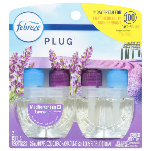 Febreze Scented Oil Refill, Mediterranean Lavender