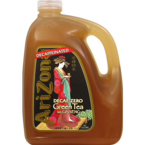 AriZona Green Tea, with Ginseng, Decaf-Zero