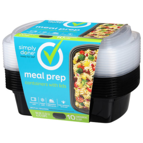 Simply Done Containers, Meal Prep, 38 Ounce