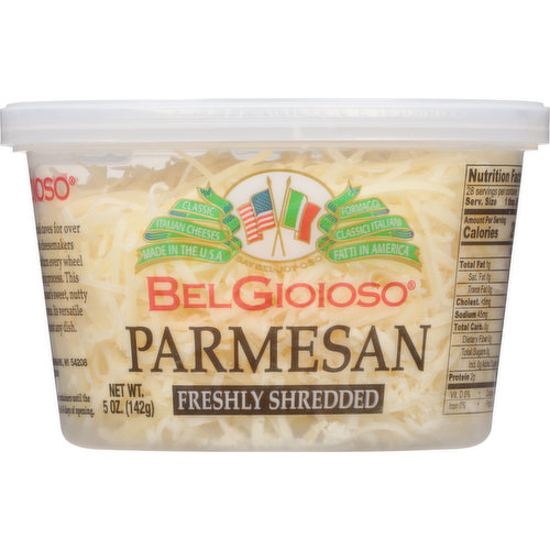 BelGioioso Freshly Shredded Cheese, Parmesan