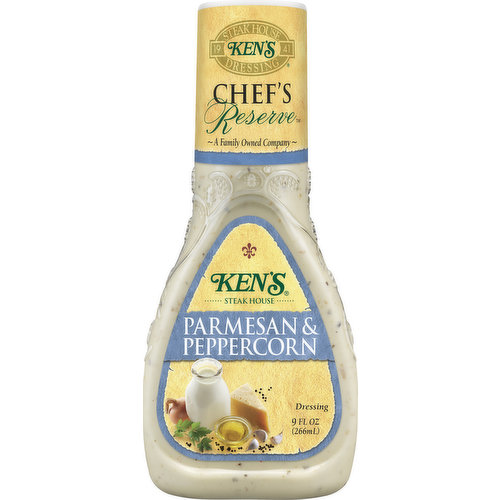 Ken's Steak House Dressing, Parmesan & Peppercorn