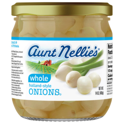 Aunt Nellie's Onions, Holland-Style, Whole