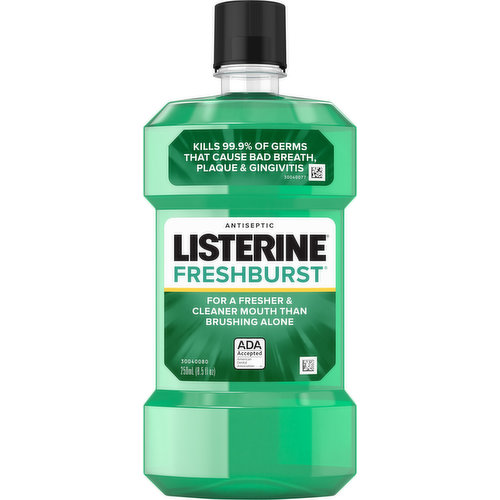 Listerine Mouthwash, Antiseptic