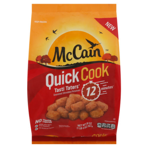 McCain Shredded Potatoes, Seasoned, Quick Cook