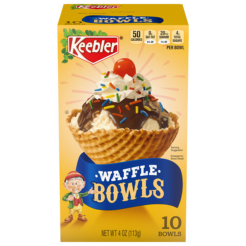 Keebler Waffle Bowls