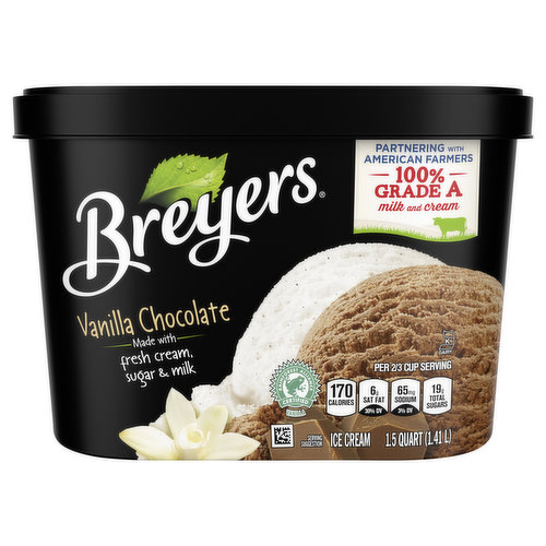 Breyers Ice Cream, Vanilla/Chocolate