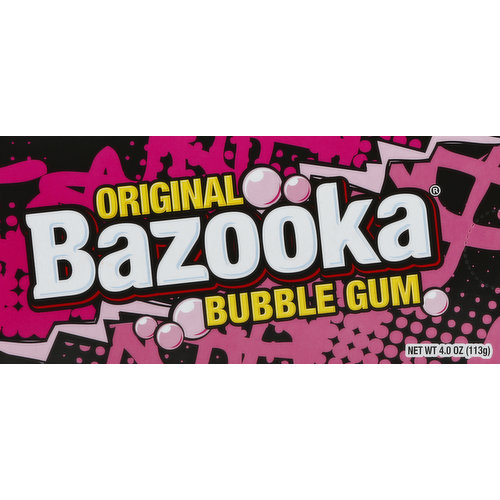 Bazooka Bubble Gum, Original - King Kullen