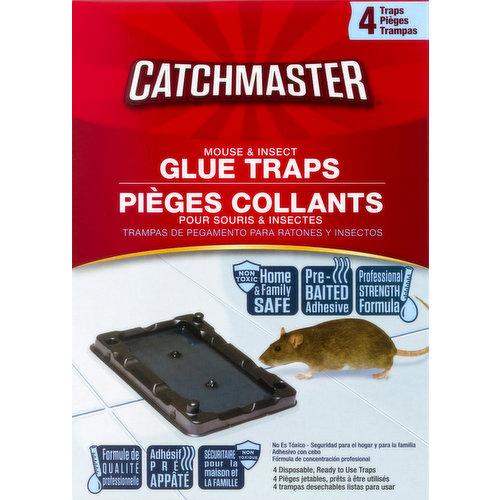 Catchmaster Glue Traps, Mouse & Insect