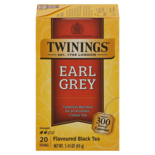 Twinings Black Tea, Flavored, Earl Grey