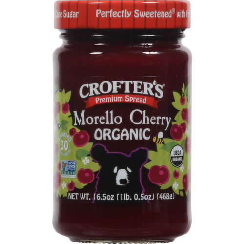 Crofter's Premium Spread, Organic, Morello Cherry