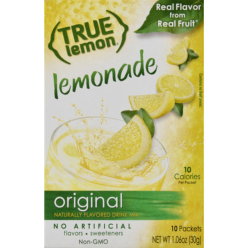 True Lemon Drink Mix, Lemonade, Original