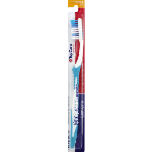 TopCare Toothbrush, Gem Grip, Soft, Full