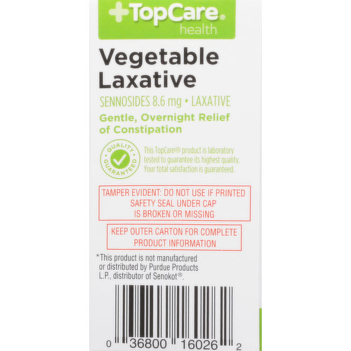 TopCare Vegetable Laxative, Tablets