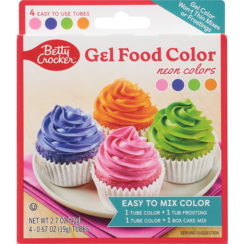 Betty Crocker Food Color, Gel, Neon Colors