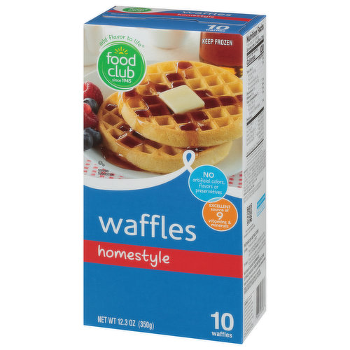Food Club Waffles, Homestyle