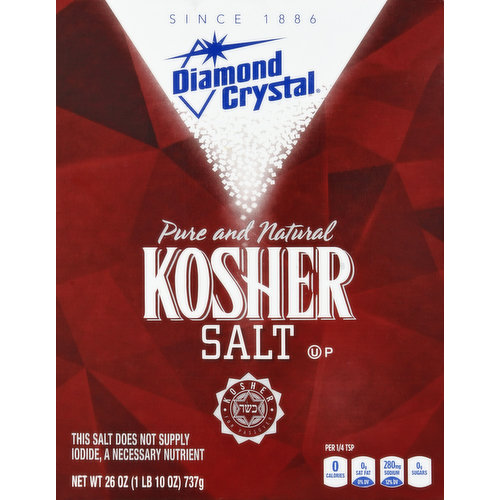 Diamond Crystal Salt, Kosher