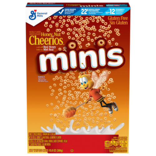 Cheerios Cereal, Honey Nut, Minis