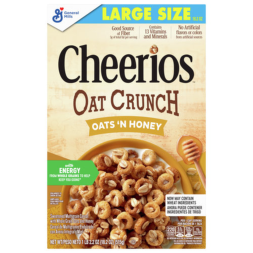 Cap'n Crunch Cereal, Peanut Butter Crunch, Family Size - 18.8 oz