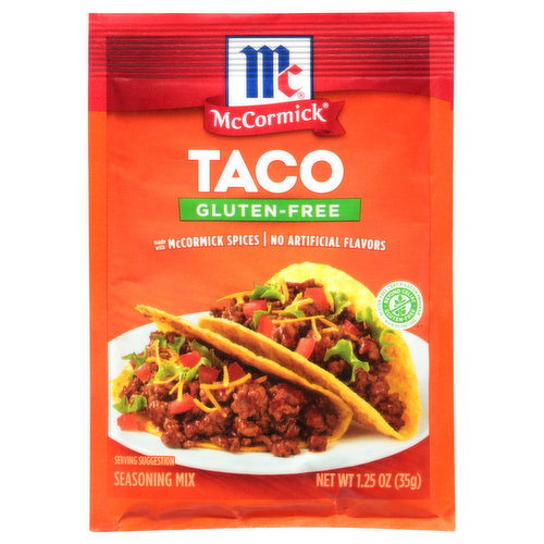 McCormick Seasoning Mix, Gluten free, Taco