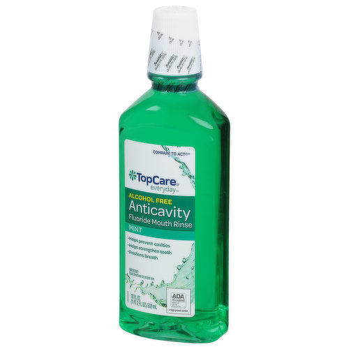 TopCare Fluoride Mouth Rinse, Anticavity, Mint