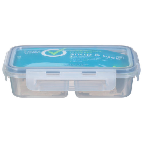 Snap & Lock Rectangle Container & Lid, Food Storage Containers