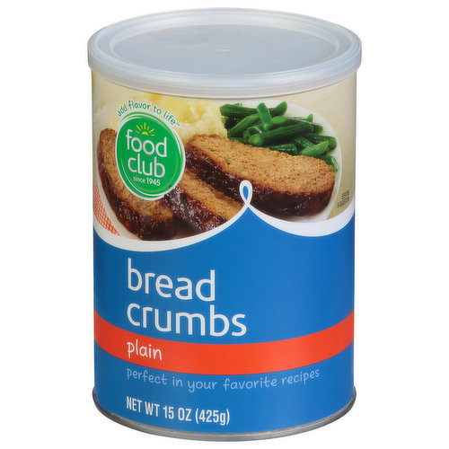 Food Club Bread Crumbs, Plain