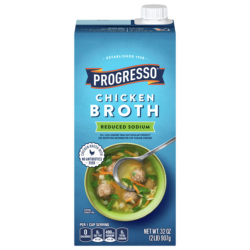 Progresso Broth, Reduced Sodium, Chicken