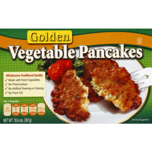 Golden Pancakes, Vegetable