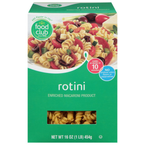 Food Club Rotini