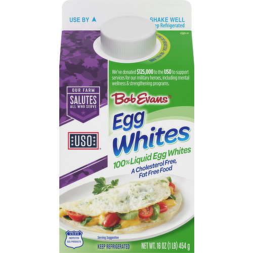 Bob Evans Egg Whites, 100% Liquid