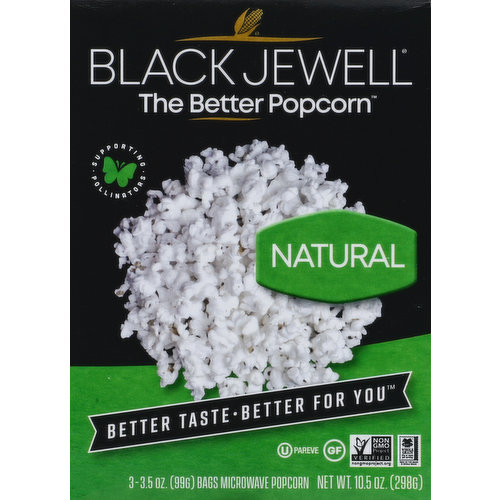 Black Jewell Popcorn, Natural
