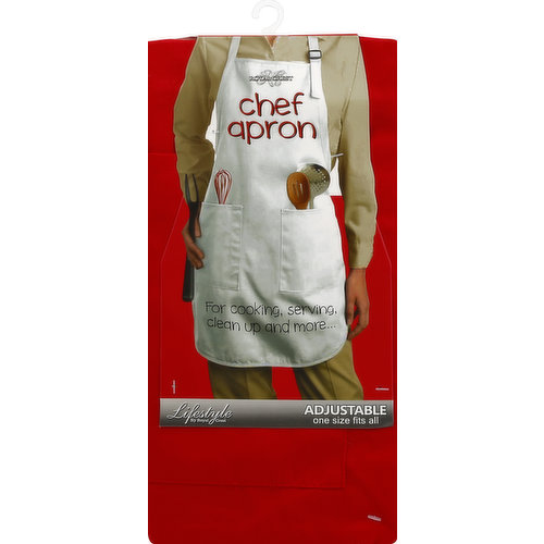Royal Crest Chef Apron, Adjustable, One Size Fits All
