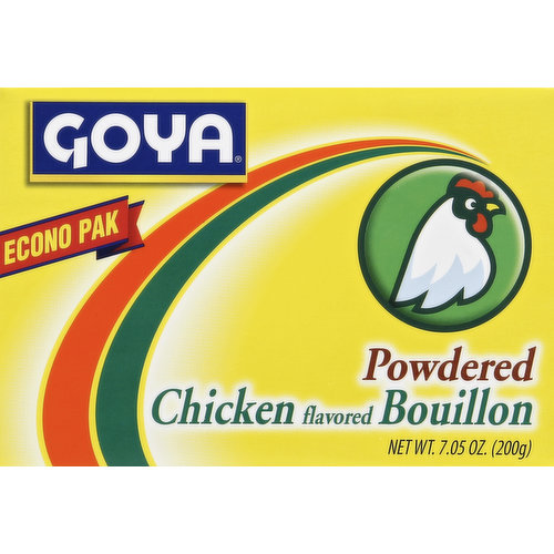 Goya Bouillon, Powdered, Chicken Flavored, Econo Pak