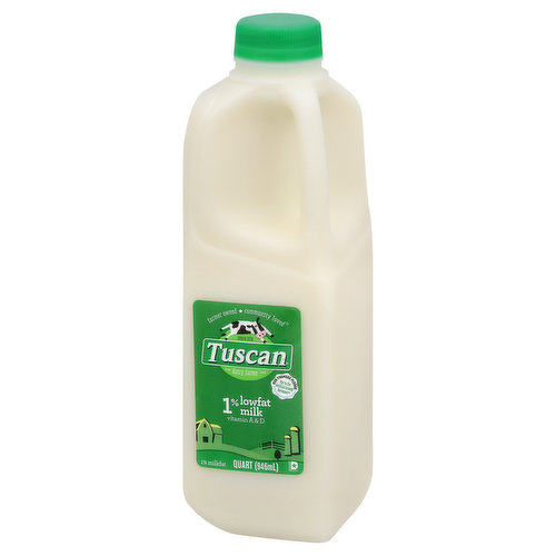 Tuscan Dairy Farms Milk, 1% Lowfat