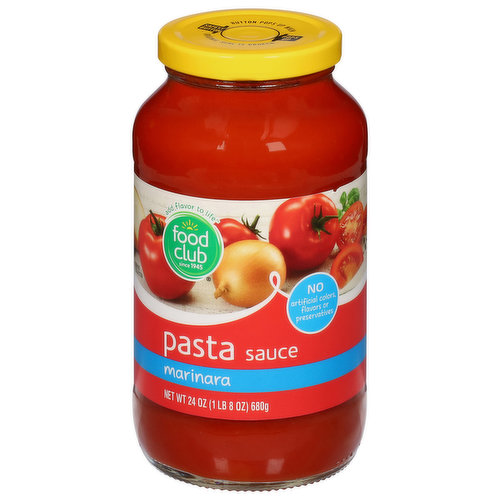 Food Club Pasta Sauce, Marinara