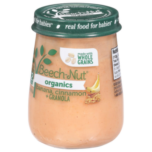 Beech-Nut Banana, Cinnamon + Granola, Stage 2 (6 Months+)