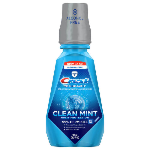 Crest Oral Rinse, Clean Mint, Multi-Protection