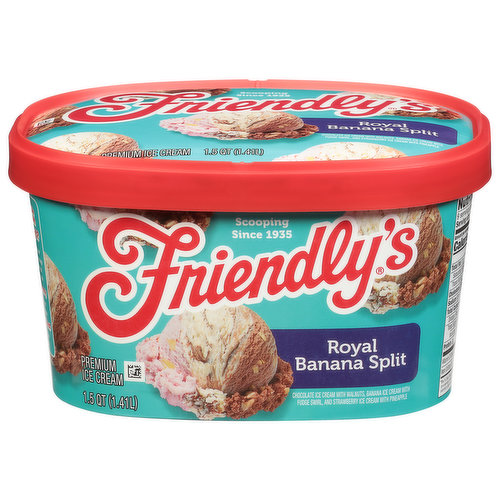 Friendly's Ice Cream, Premium, Royal Banana Split