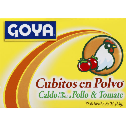 Goya Bouillon, Chicken & Tomato Flavored, Powdered