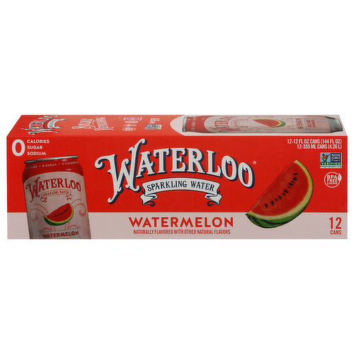 Waterloo Sparkling Water, Watermelon