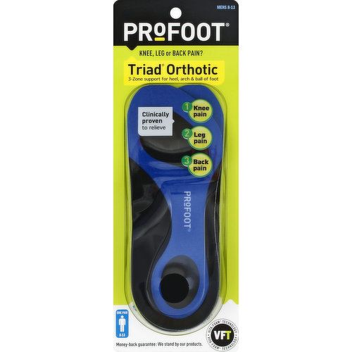 Profoot Orthotic, Triad, Mens 8-13