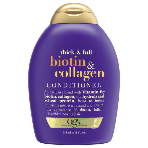 Ogx Conditioner, Thick & Full + Biotin & Collagen