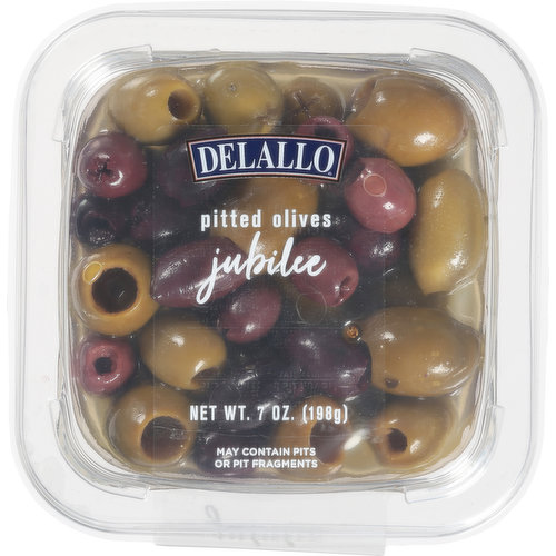 DeLallo Olives, Pitted, Jubilee